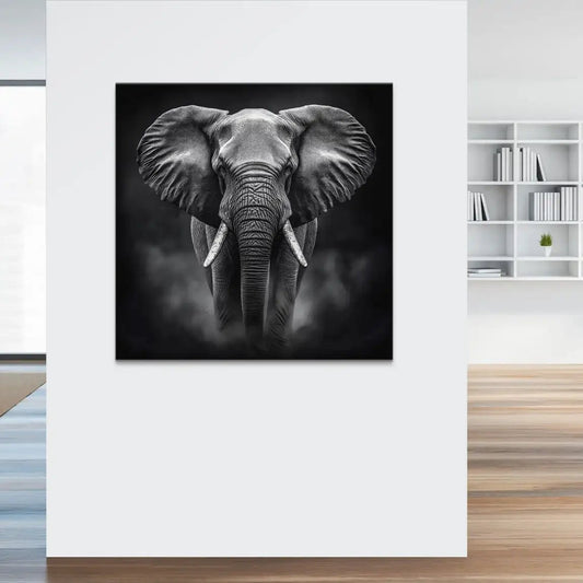 Tablou Elefant BW