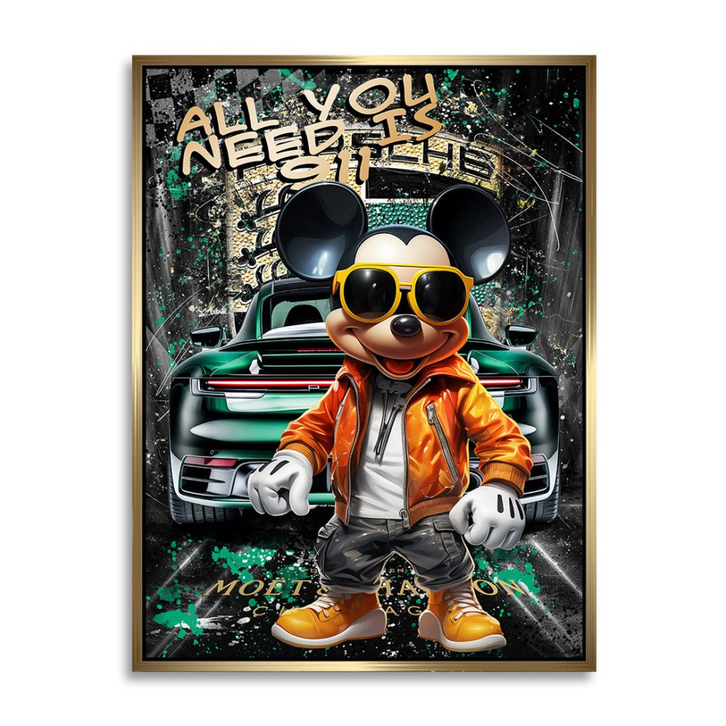 Tablou Mickey Gangster Pop Art