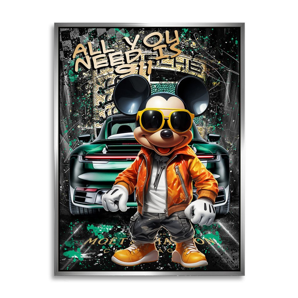 Tablou Mickey Gangster Pop Art