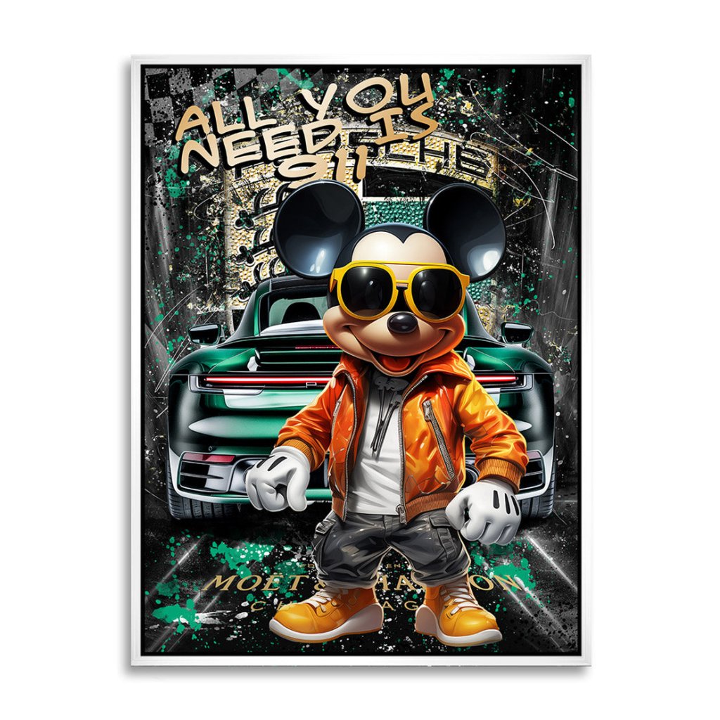 Tablou Mickey Gangster Pop Art