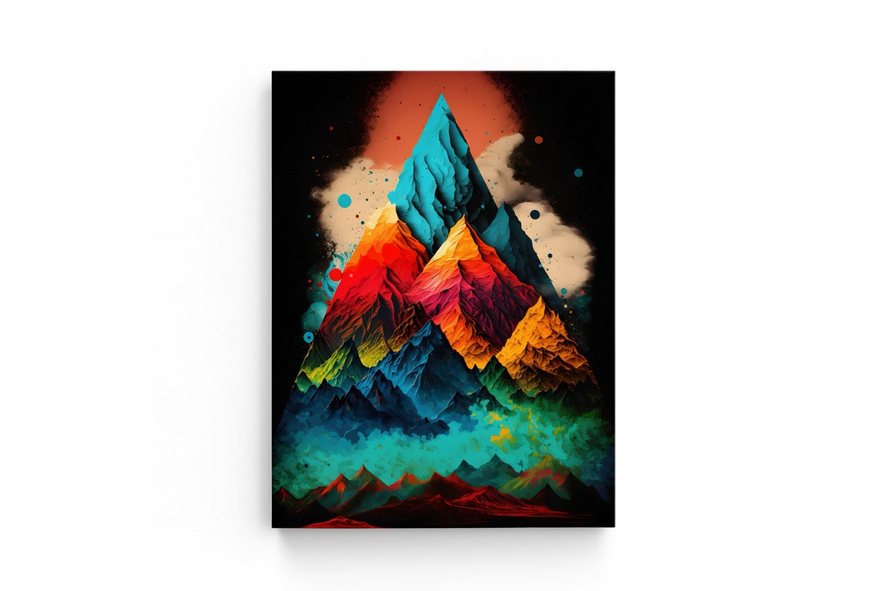 Tablou Muntele Abstract