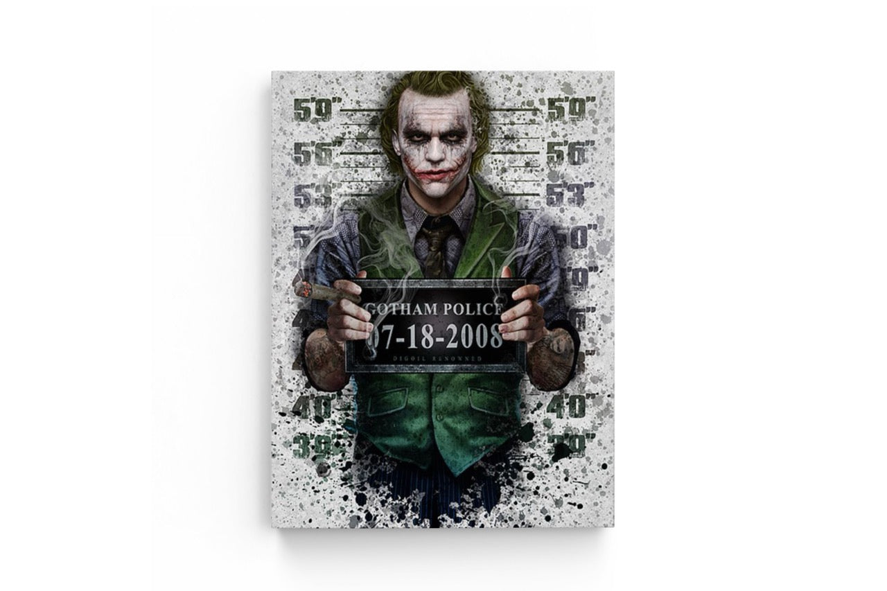 Profilul Jokerului din Tablou