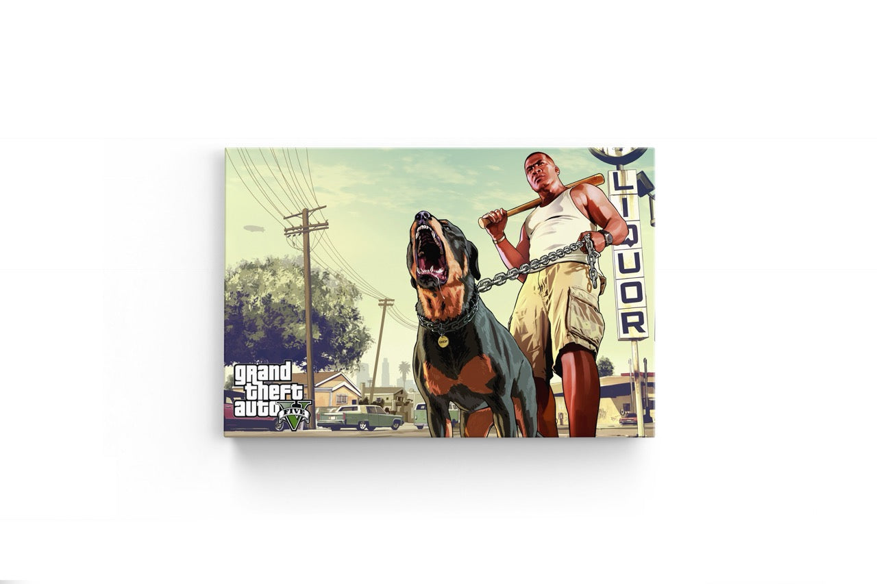 Tablou GTA V Franklin Clinton