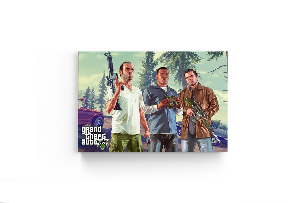 Tablou GTA V Echipa Completă