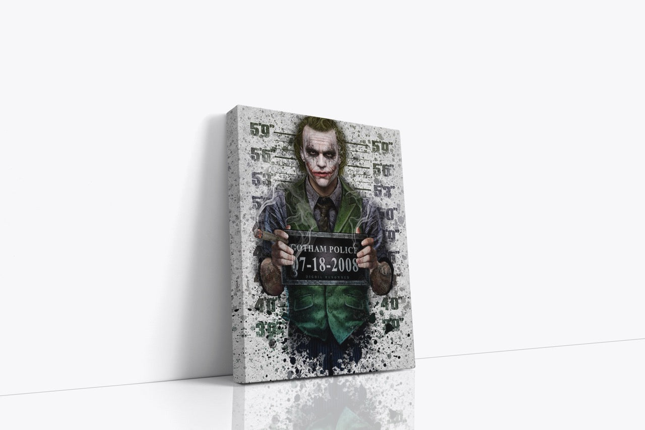 Profilul Jokerului din Tablou