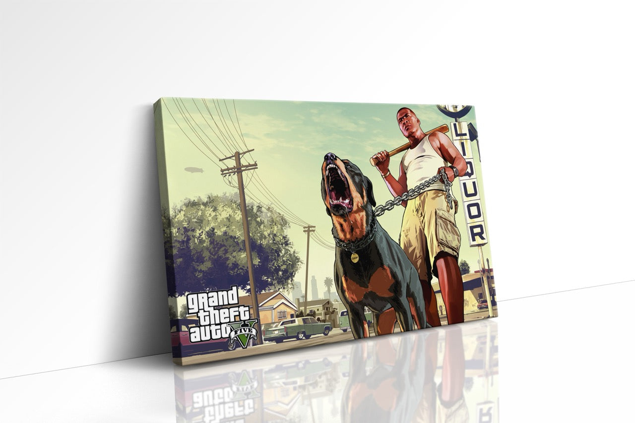 Tablou GTA V Franklin Clinton