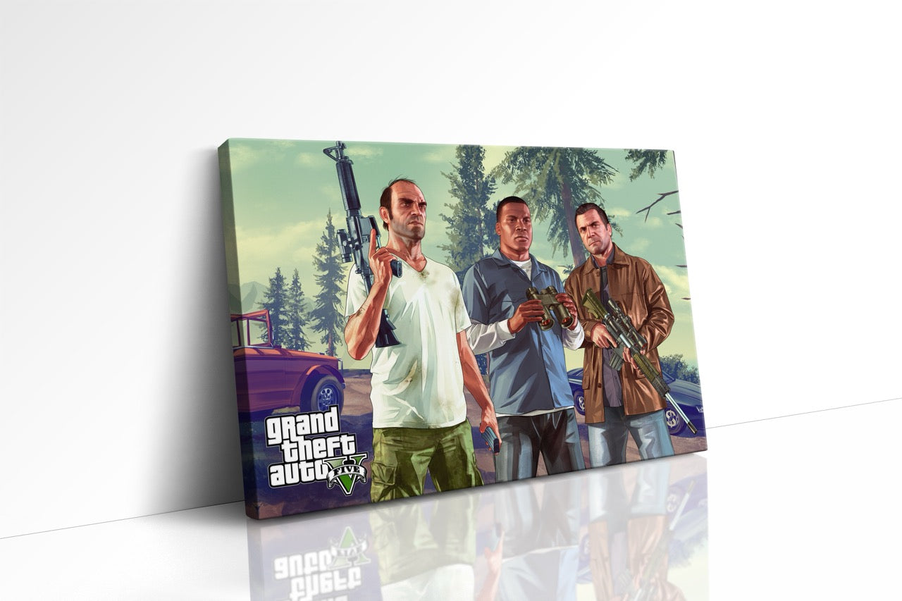 Tablou GTA V Echipa Completă