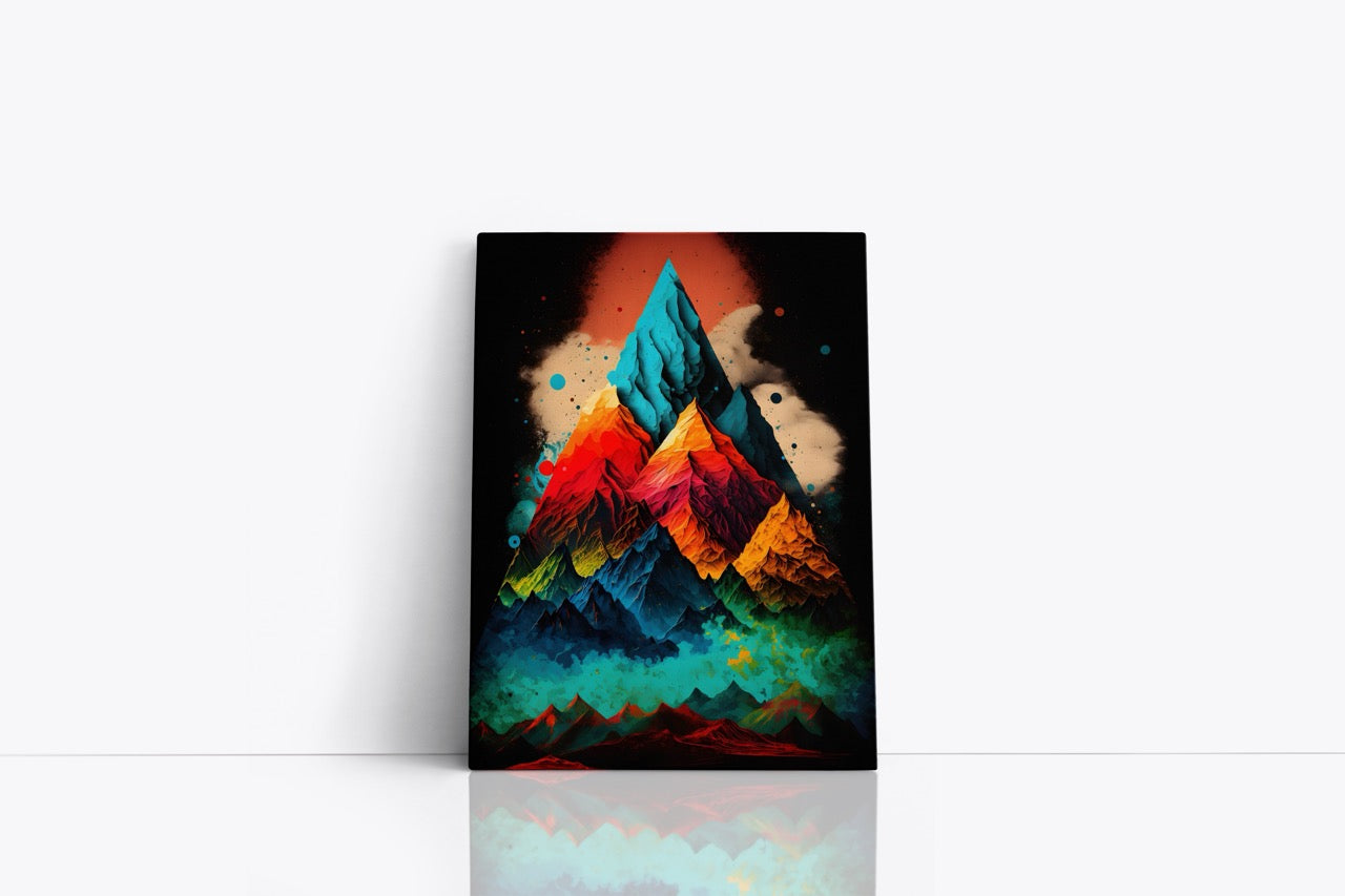 Tablou Muntele Abstract
