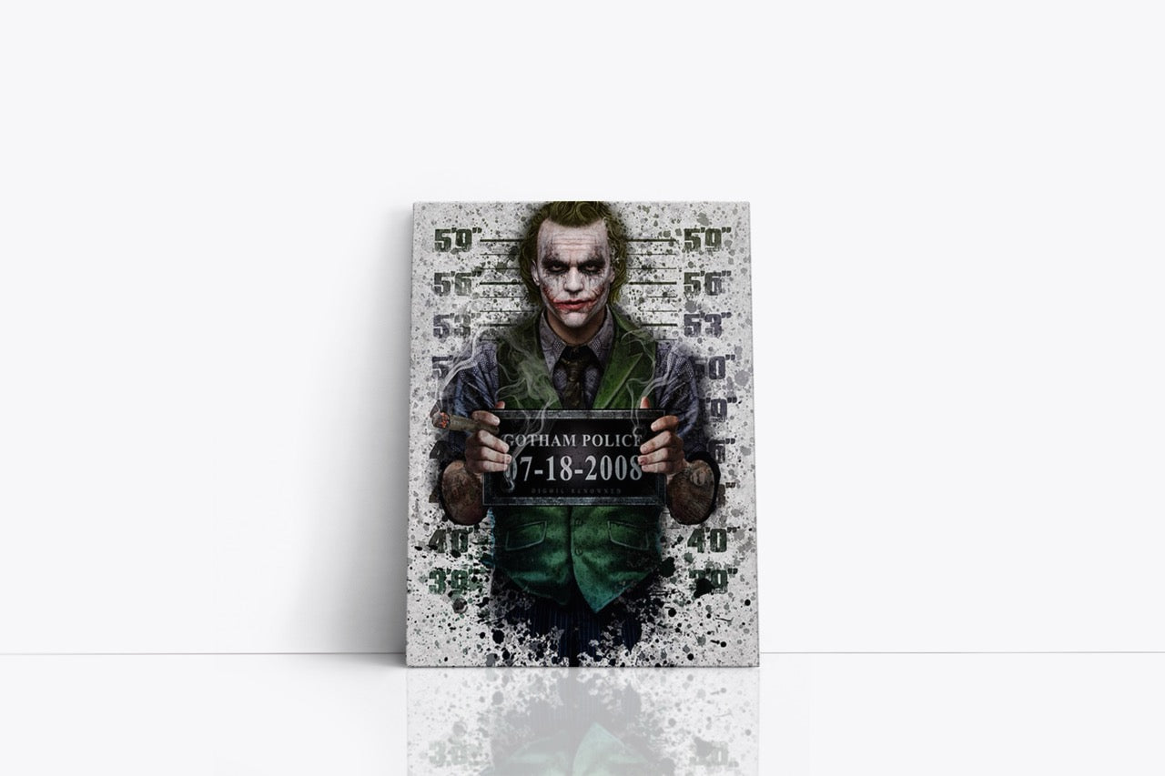 Profilul Jokerului din Tablou