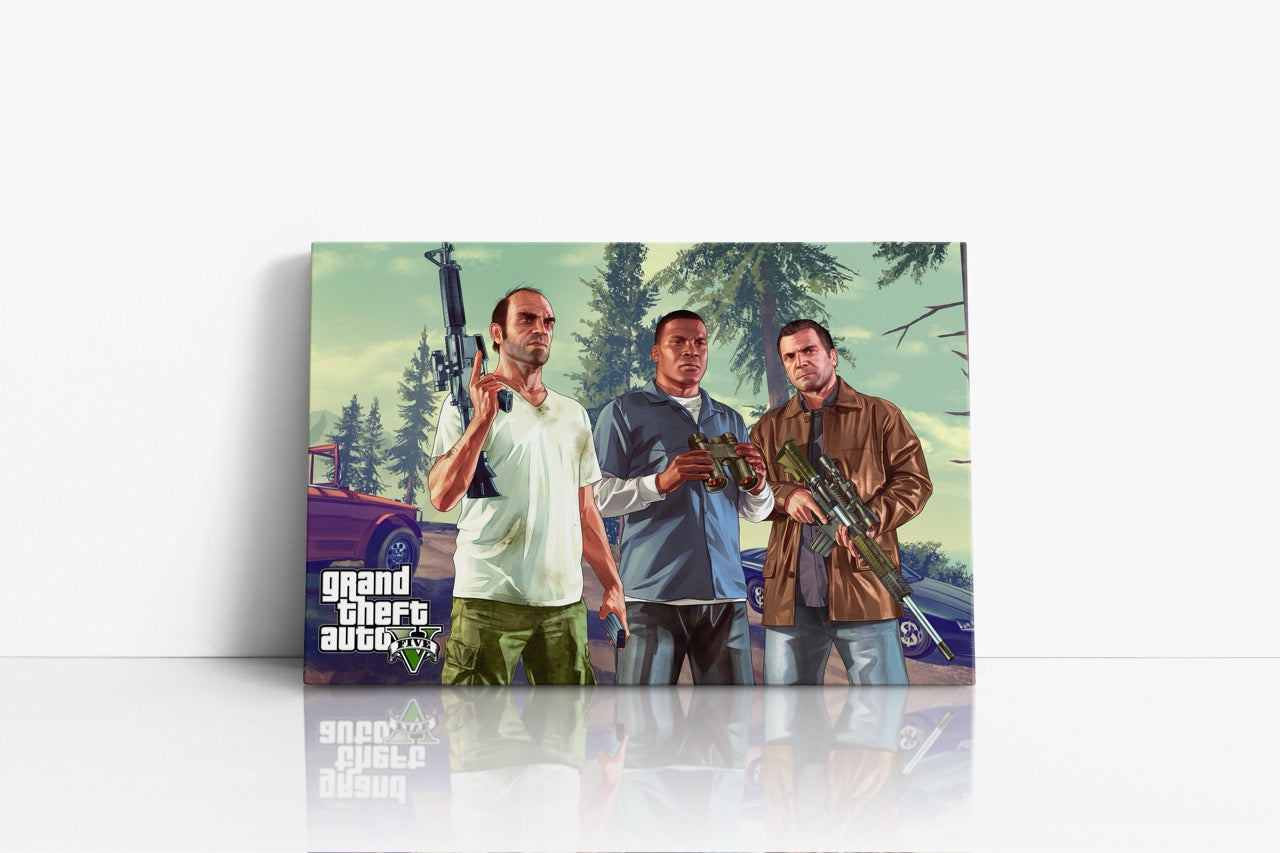 Tablou GTA V Echipa Completă