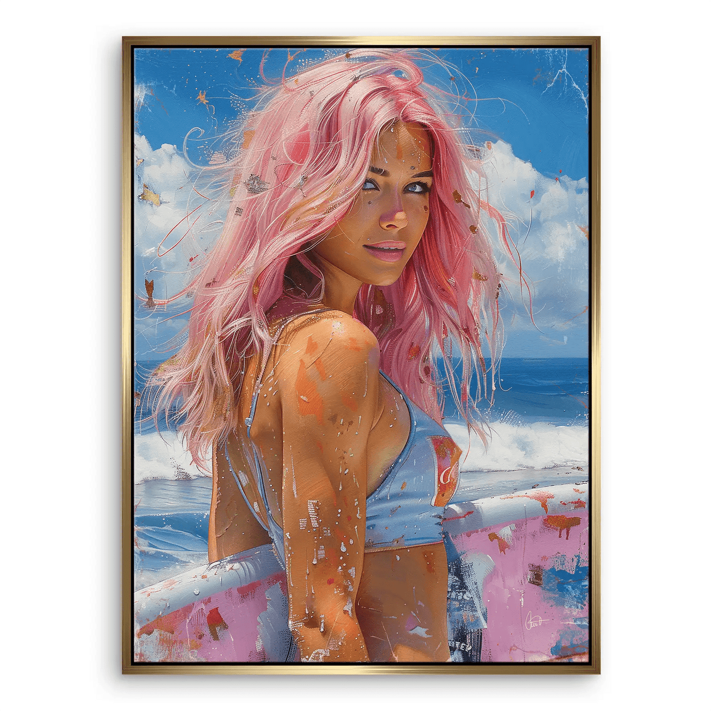 Tablou Pink Surf