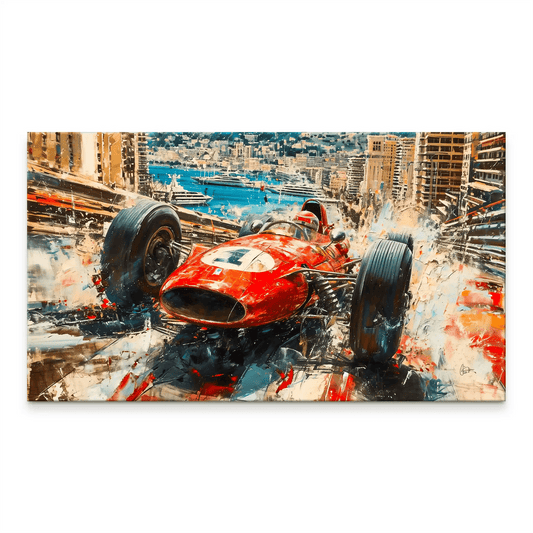 Tablou F1 Ferrari Monaco