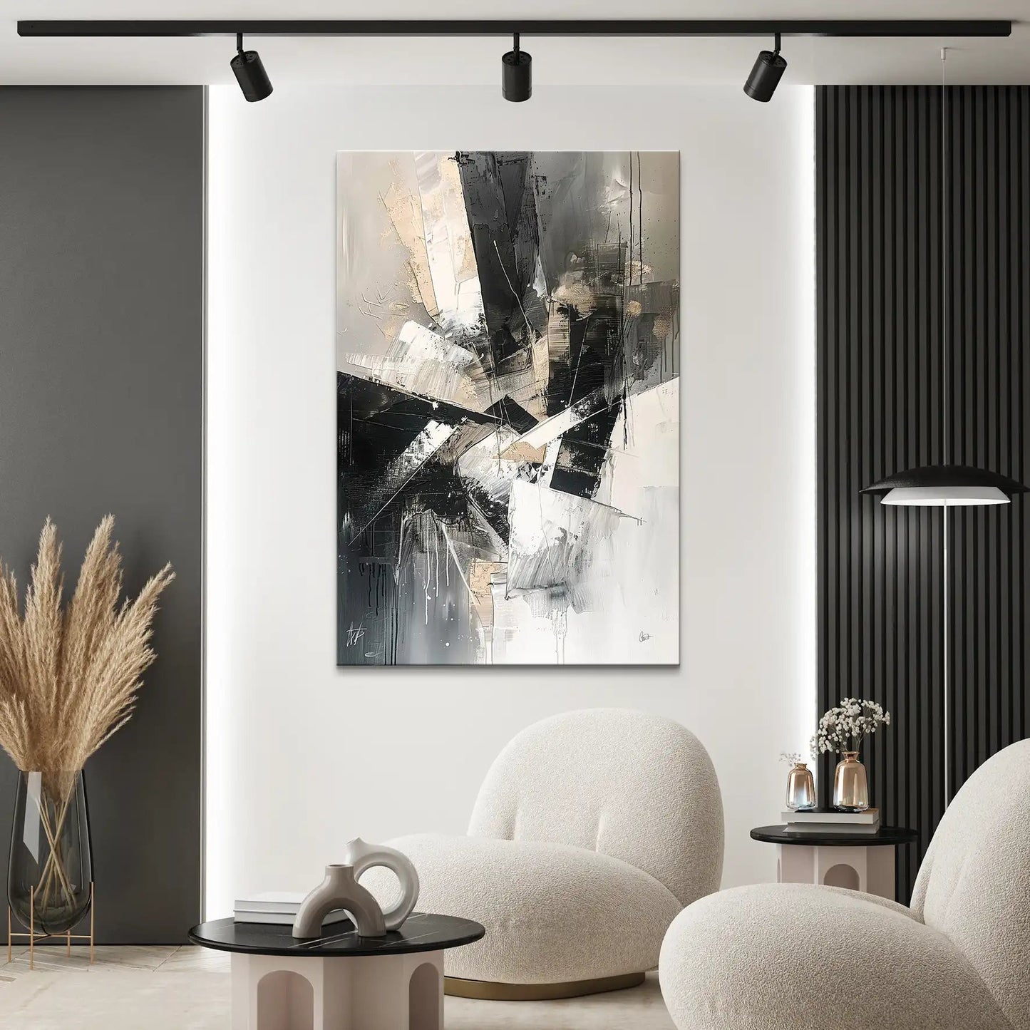 Tablou Abstract White Project