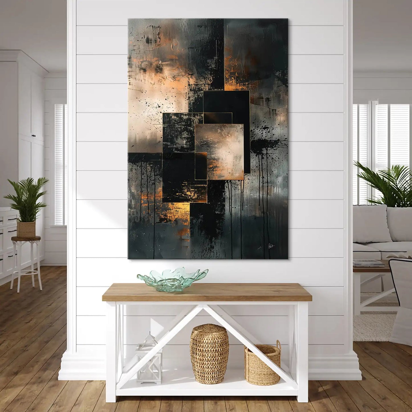 Proiectul Tablou Abstract Gold