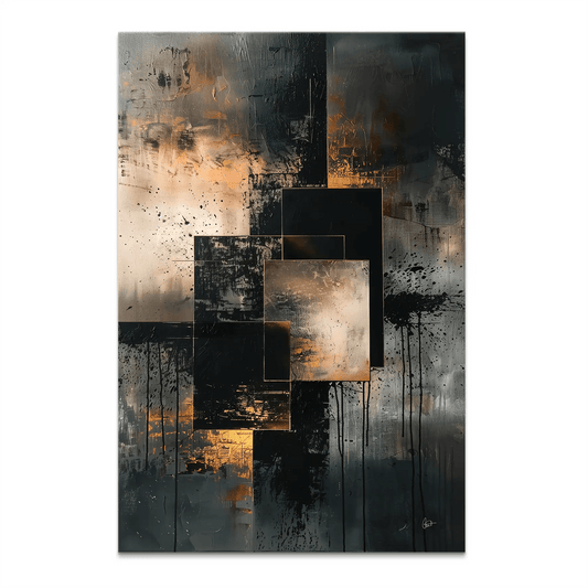 Proiectul Tablou Abstract Gold