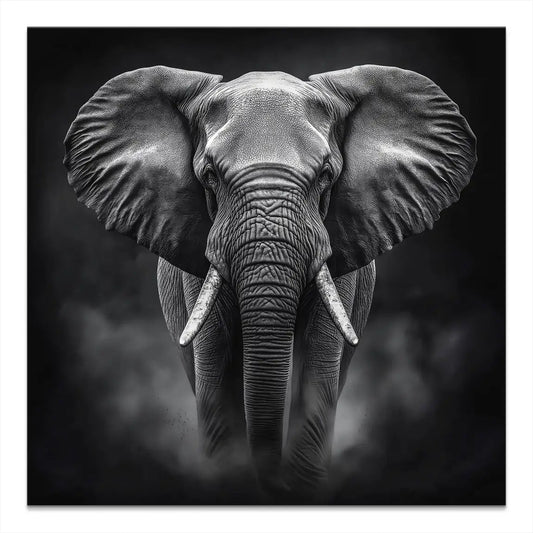 Tablou Elefant BW