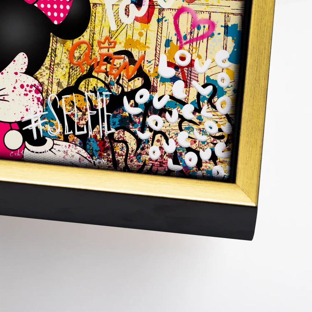 Tablou Mickey și Minie Pop Art