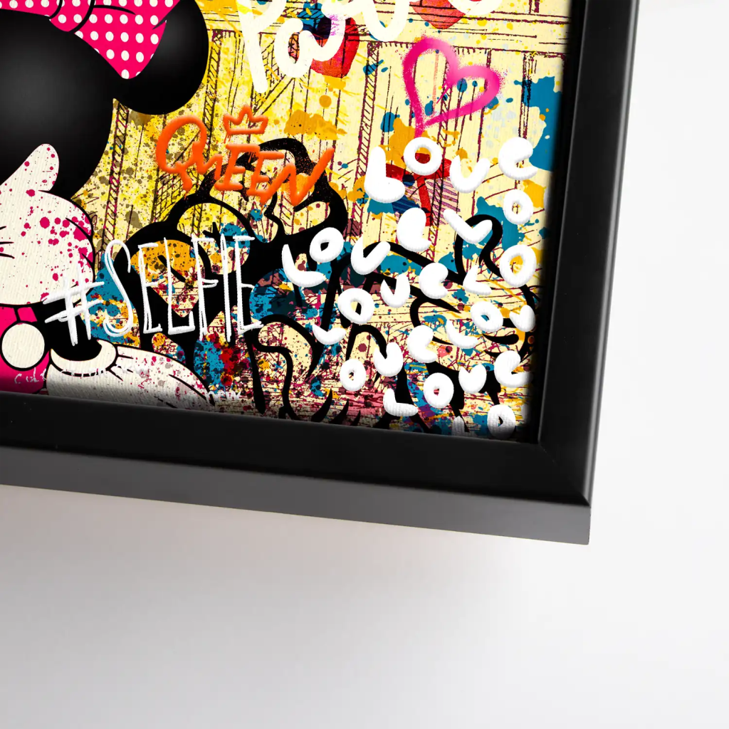 Tablou Mickey și Minie Pop Art