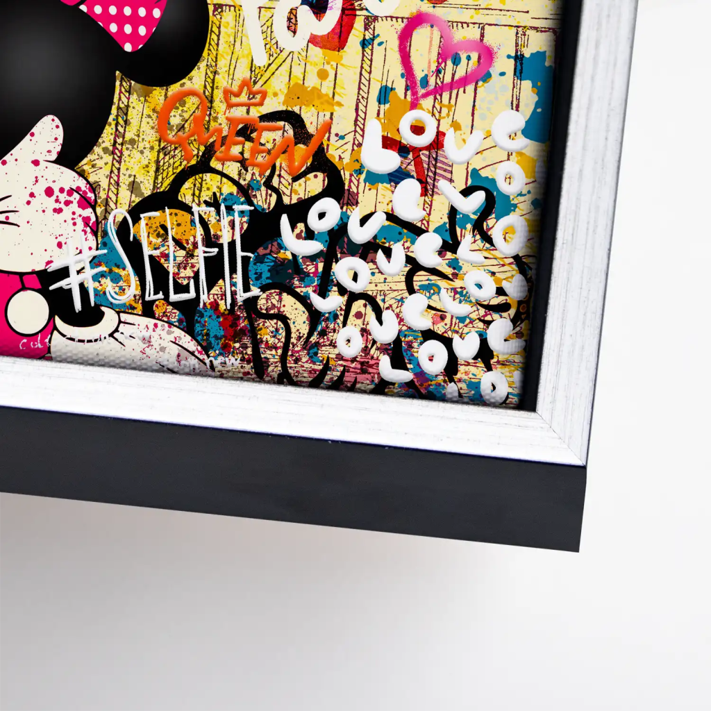 Tablou Mickey și Minie Pop Art