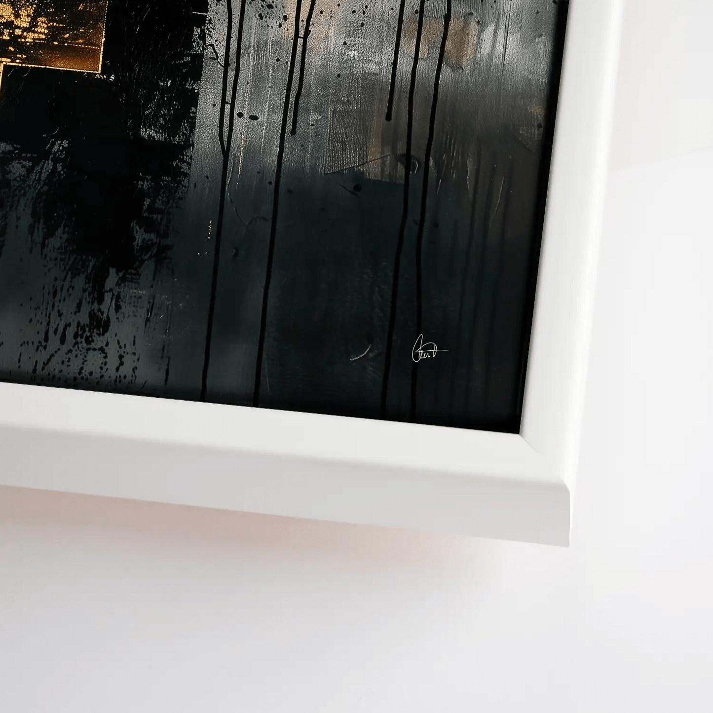 Proiectul Tablou Abstract Gold