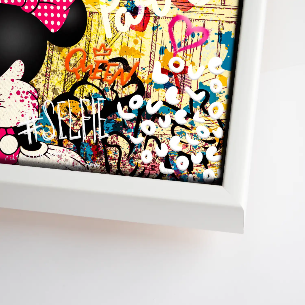 Tablou Mickey și Minie Pop Art