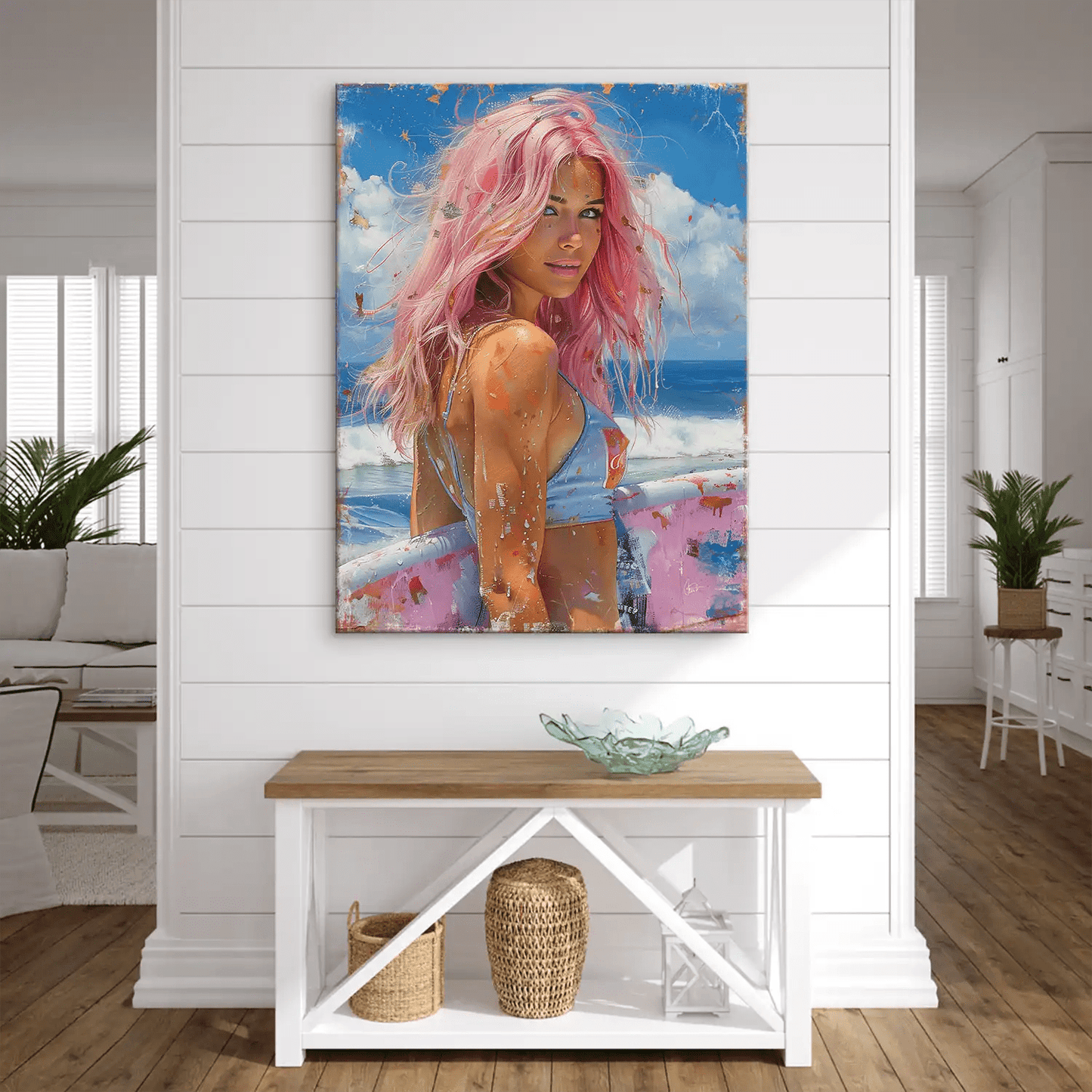 Tablou Pink Surf