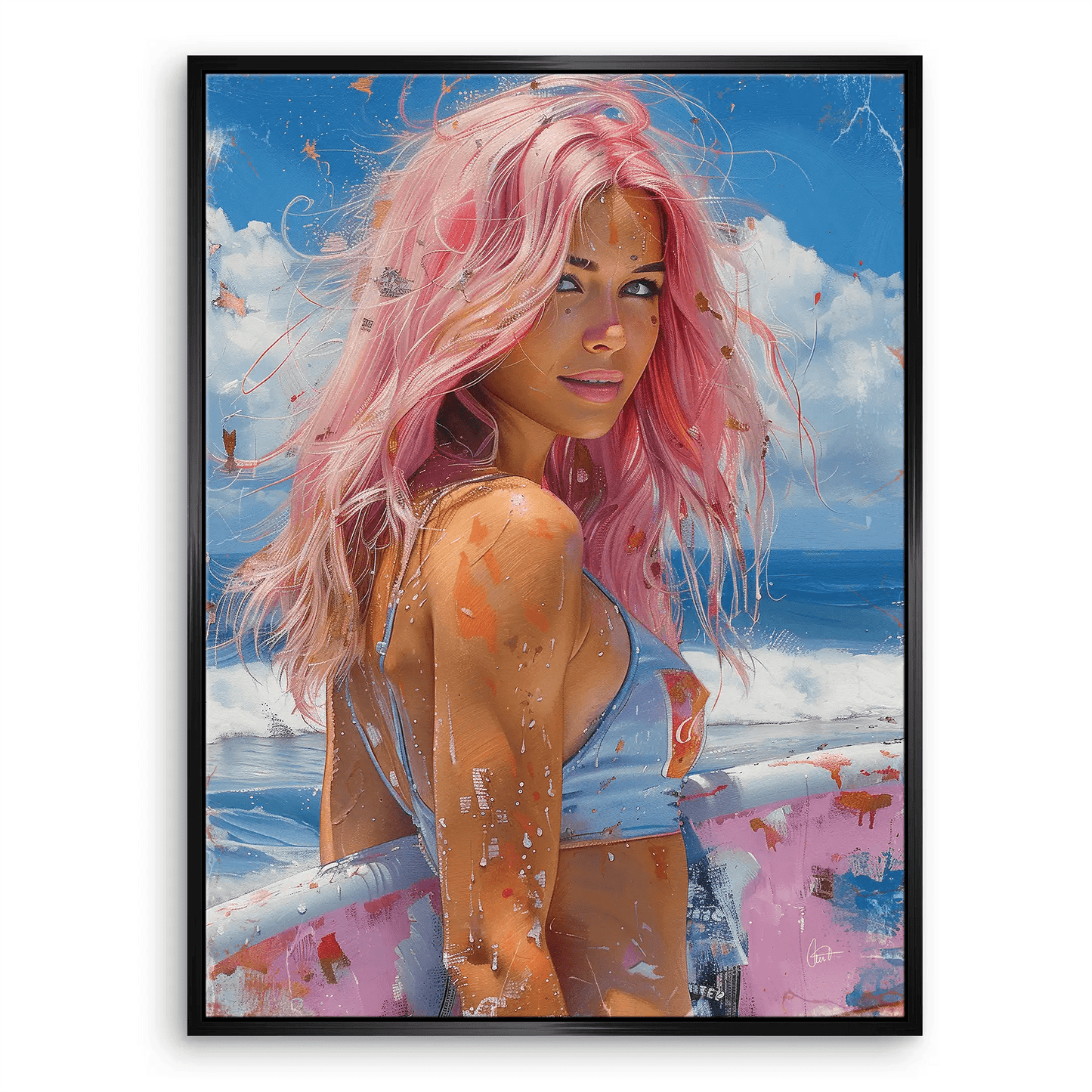Tablou Pink Surf