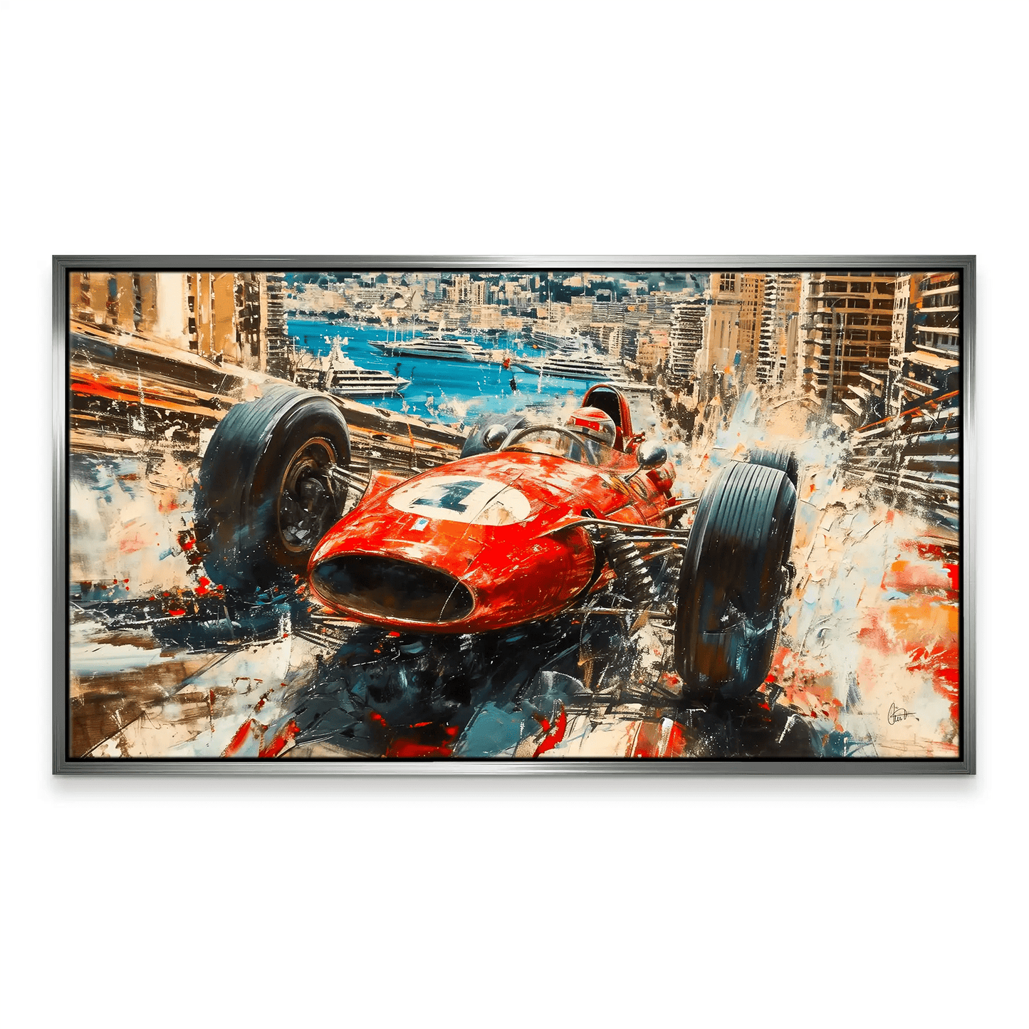 Tablou F1 Ferrari Monaco