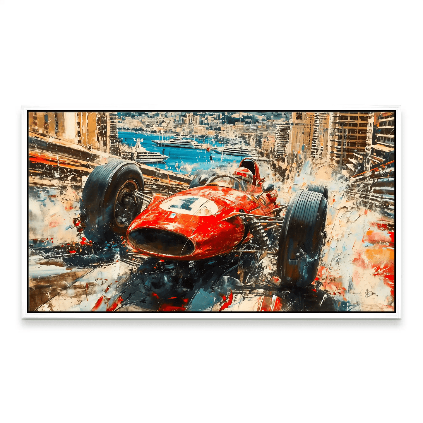 Tablou F1 Ferrari Monaco