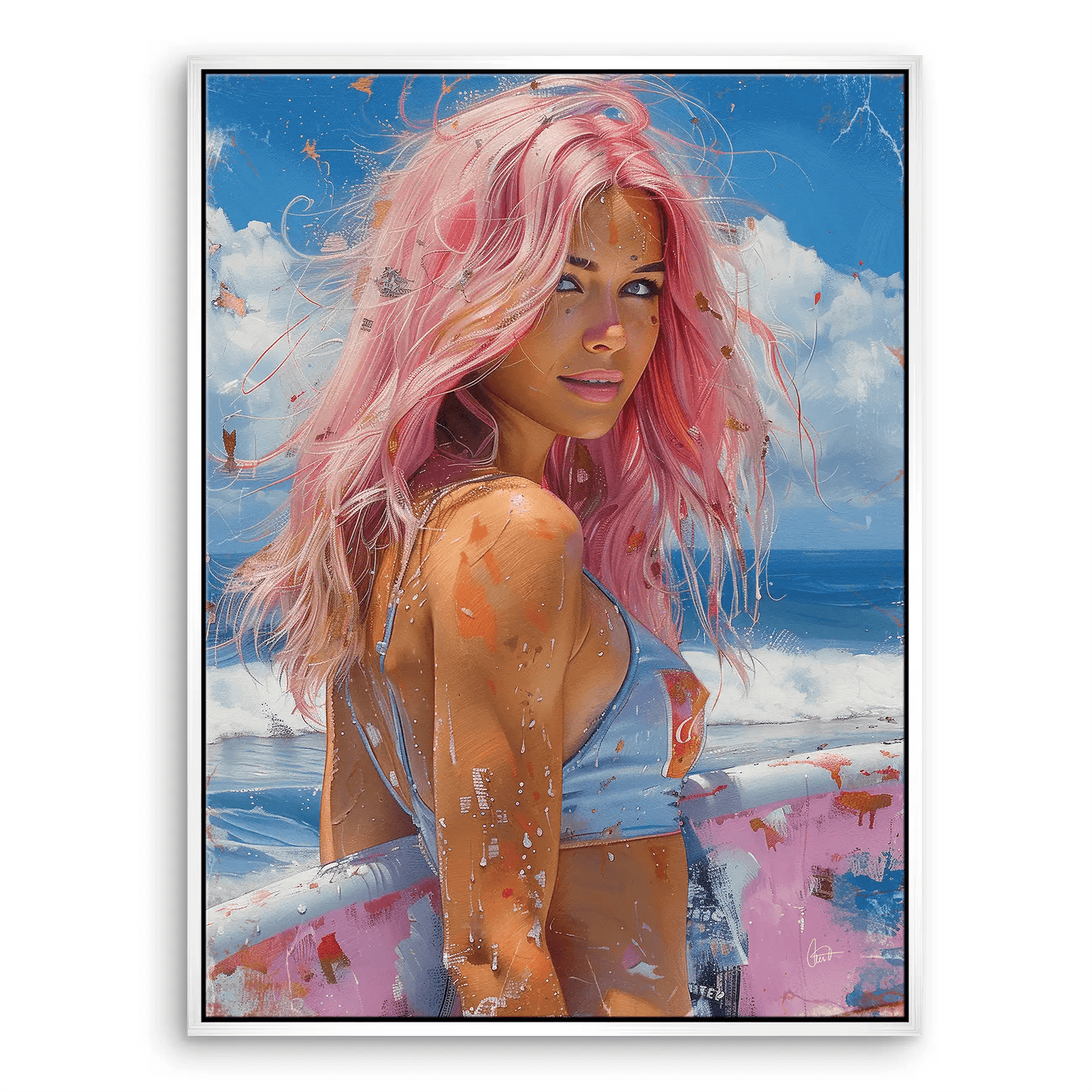 Tablou Pink Surf